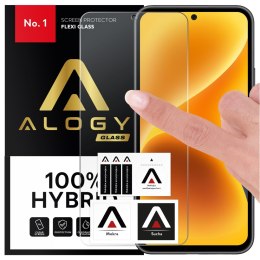 Szkło hybrydowe do Realme 12 PRO / Realme 12 PRO+ PLUS 5G na ekran Alogy Flexi Glass 9H Case Friendly płaskie na ekran