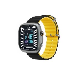 Devia pasek Deluxe Sport6 do Apple Watch 42mm/ 44mm/ 45mm/ 49mm czarny-żółty