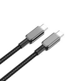 XO kabel NB-Q250B PD USB-C - USB-C 0,35m 60W czarny