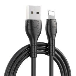 XO kabel NB240 USB - Lightning 1,0m 2,4A czarny