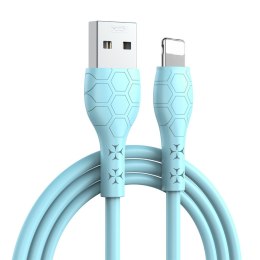 XO kabel NB240 USB - Lightning 1,0m 2,4A niebieski