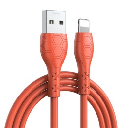 XO kabel NB240 USB - Lightning 1,0m 2,4A pomarańczowy