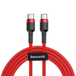 Baseus kabel Cafule PD 2.0 USB-C - USB-C 2,0m 3A czerwony 60W