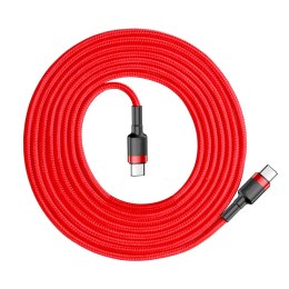 Baseus kabel Cafule PD 2.0 USB-C - USB-C 2,0m 3A czerwony 60W