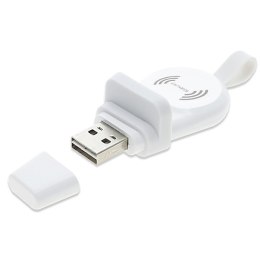 4smarts Ładowarka indukcyjna VoltBeam Mini dla Apple Watch 1-8/SE z kablem 1m USB-A 2.5W biały/white 462332