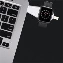 4smarts Ładowarka indukcyjna VoltBeam Mini dla Apple Watch 1-8/SE z kablem 1m USB-A 2.5W biały/white 462332