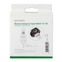 4smarts Ładowarka indukcyjna VoltBeam Mini dla Apple Watch 1-8/SE z kablem 1m USB-A 2.5W biały/white 462332