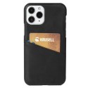 Krusell iPhone 12/12 Pro 6,1" Sunne Card Cover czarny/black 62166