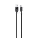 USAMS Kabel USB-C PD 6A 1,2m Fast Charging Lithe Series czarny/black SJ568USB01(US-SJ568)