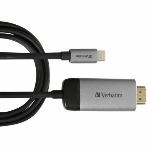 Verbatim Adapter USB-C - HDMI 4K 1.5m aluminium/aluminum 49144