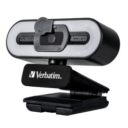 Verbatim Kamera internetowa z mikrofonem Full HD 1080p AWC-02 czarny/black 49579