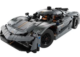 Klocki Technic 42173 Szary hipersamochód Koenigsegg Jesko Absolut