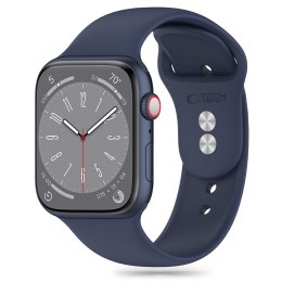 TECH-PROTECT SILICONE APPLE WATCH 4 / 5 / 6 / 7 / 8 / 9 / SE / ULTRA 1 / 2 (42 / 44 / 45 / 49 MM) MIDNIGHT BLUE