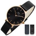 ZEGAREK DAMSKI DANIEL WELLINGTON DW00100201 - PETITE ASHFIELD (zx704d)