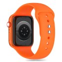 TECH-PROTECT SILICONE APPLE WATCH 4 / 5 / 6 / 7 / 8 / 9 / SE (38 / 40 / 41 MM) BRIGHT ORANGE