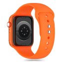 TECH-PROTECT SILICONE APPLE WATCH 4 / 5 / 6 / 7 / 8 / 9 / SE / ULTRA 1 / 2 (42 / 44 / 45 / 49 MM) BRIGHT ORANGE