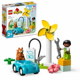 Klocki LEGO DUPLO Town Turbina Wiatrowa I Samochód Elektryczny P6 10985