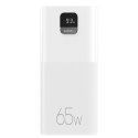 USAMS Powerbank PB68 30000mAh 65W QC3.0+PD Fast Charge + kabel USB-C/USB-C 100W biały/white ATXLOGTCTG02 (US-CD185)