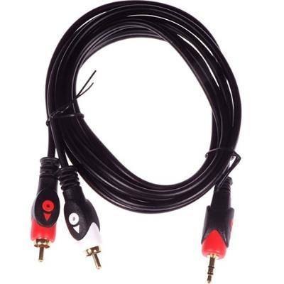 KABEL MINI JACK - 2x RCA CHINCH 5M STEREO GOLD