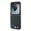 BMW BMHCZF622NBCK Z Flip6 F741 czarny/black hardcase Carbon Blue Line