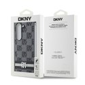 DKNY DKHCZFD6PCPTSSKZ Fold6 F956 czarny/black Chequered Pattern Printed Stripes