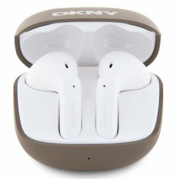 DKNY słuchawki Bluetooth DKTWST6AEHLW brązowe/brown TWS BT Satiny Finish