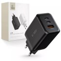 Ładowarka Sieciowa C65W 3-PORT Network Charger PD65W/QC3.0 2-porty USB-C + 1 port USB-A Czarny