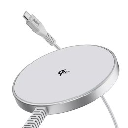 Ładowarka indukcyjna Esr Halolock Qi2 Mini Magnetic Magsafe Wireless Charger 15W Srebrny