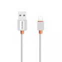 KABEL USB IPHONE 2A SOMOSTEL BIAŁY 2000mAh QUICK CHARGER 1M POWERLINE SMS-BP03 15SZT PREZENTER