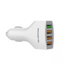 Ładowarka samochodowa Somostel SMS-A66 Quick Charge QC 3.0 3A 4X USB Biały