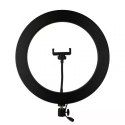 Lampa pierścieniowa + uchwyt uniwesalny + pilot SOMOSTEL SMS-ZB02 LED Ring Lamp 32cm Stojak Statyw Oświetlenie do zdjęć