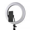 Lampa pierścieniowa + uchwyt uniwesalny + pilot SOMOSTEL SMS-ZB02 LED Ring Lamp 32cm Stojak Statyw Oświetlenie do zdjęć