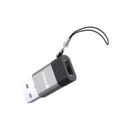 BWOO adapter BZ-38 USB-C - USB szary OTG