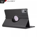 Etui 360 do Lenovo Tab M11 10.95" TB330FU / TB330XU / TB331FC obrotowe pokrowiec obudowa z klapką na tablet Case Alogy Czarne