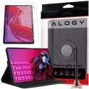 Etui 360 do Lenovo Tab M11 10.95" TB330FU / TB330XU / TB331FC obrotowe pokrowiec obudowa z klapką na tablet Case Alogy Czarne