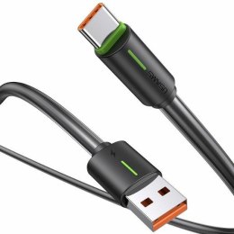 USAMS Kabel USB-C 3A YU Series 1m USB-C/USB-C czarny/black SJ732USB01 (US-SJ732 )