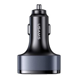 USAMS Ład. sam. 1xUSB+2xUSB-C C42 100W Fast Charge czarny/black (CC257)