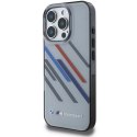 BMW BMHCP16X23HTRAG iPhone 16 Pro Max 6.9" szary/grey hardcase Motosport IML Random Stripes