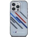 BMW BMHCP16X23HTRAG iPhone 16 Pro Max 6.9" szary/grey hardcase Motosport IML Random Stripes