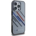 BMW BMHCP16X23HTRAG iPhone 16 Pro Max 6.9" szary/grey hardcase Motosport IML Random Stripes