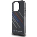 BMW BMHCP16X23HTRAK iPhone 16 Pro Max 6.9" czarny/black hardcase Motosport IML Random Stripes