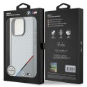 BMW BMHMP16X23PUDTS iPhone 16 Pro Max 6.9" szary/grey hardcase M Carbon Tricolor Line MagSafe