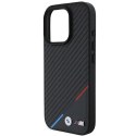 BMW BMHMP16L23PUDTK iPhone 16 Pro 6.3" czarny/black hardcase M Carbon Tricolor Line MagSafe