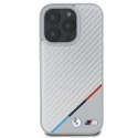 BMW BMHMP16L23PUDTS iPhone 16 Pro 6.3" szary/grey hardcase M Carbon Tricolor Line MagSafe