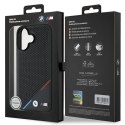 BMW BMHMP16M23PUPDK iPhone 16 Plus 6.7" czarny/black hardcase M Perforated Tricolor Line MagSafe