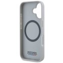 BMW BMHMP16S23PUDTS iPhone 16 6.1" szary/grey hardcase M Carbon Tricolor Line MagSafe