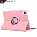 Etui 360 do Lenovo Tab M11 10.95" TB330FU / TB330XU / TB331FC obrotowe pokrowiec obudowa z klapką na tablet Case Alogy Różowe