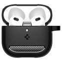 Etui ochronne do Apple Airpods 4 Spigen Rugged Armor Matte Black