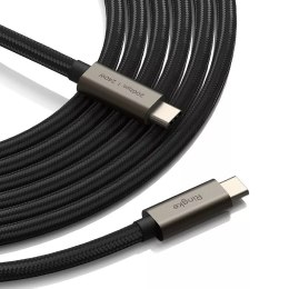 Kabel Ringke USB 3.2 Gen 2x2 Type-C do ładowania i transferu danych PD240w 100cm Black