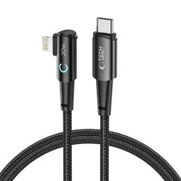 Kabel przewód kątowy USB Typ C - Lightning UltraBoost 